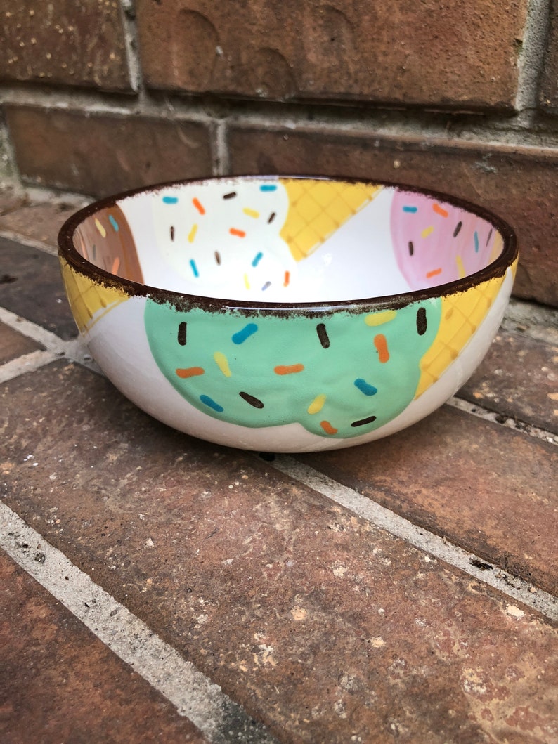 Personalized Ceramic Ice Cream Bowl image 8