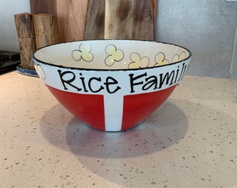 Large Modern Family Popcorn Bowl