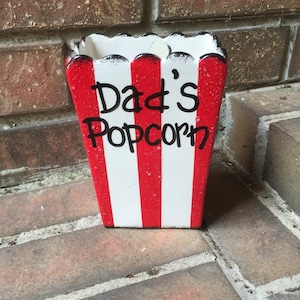 Personalized Individual Square Popcorn Bowl