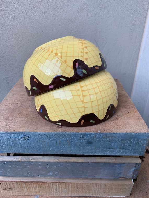 Personalized Ceramic Ice Cream Bowl -  Israel