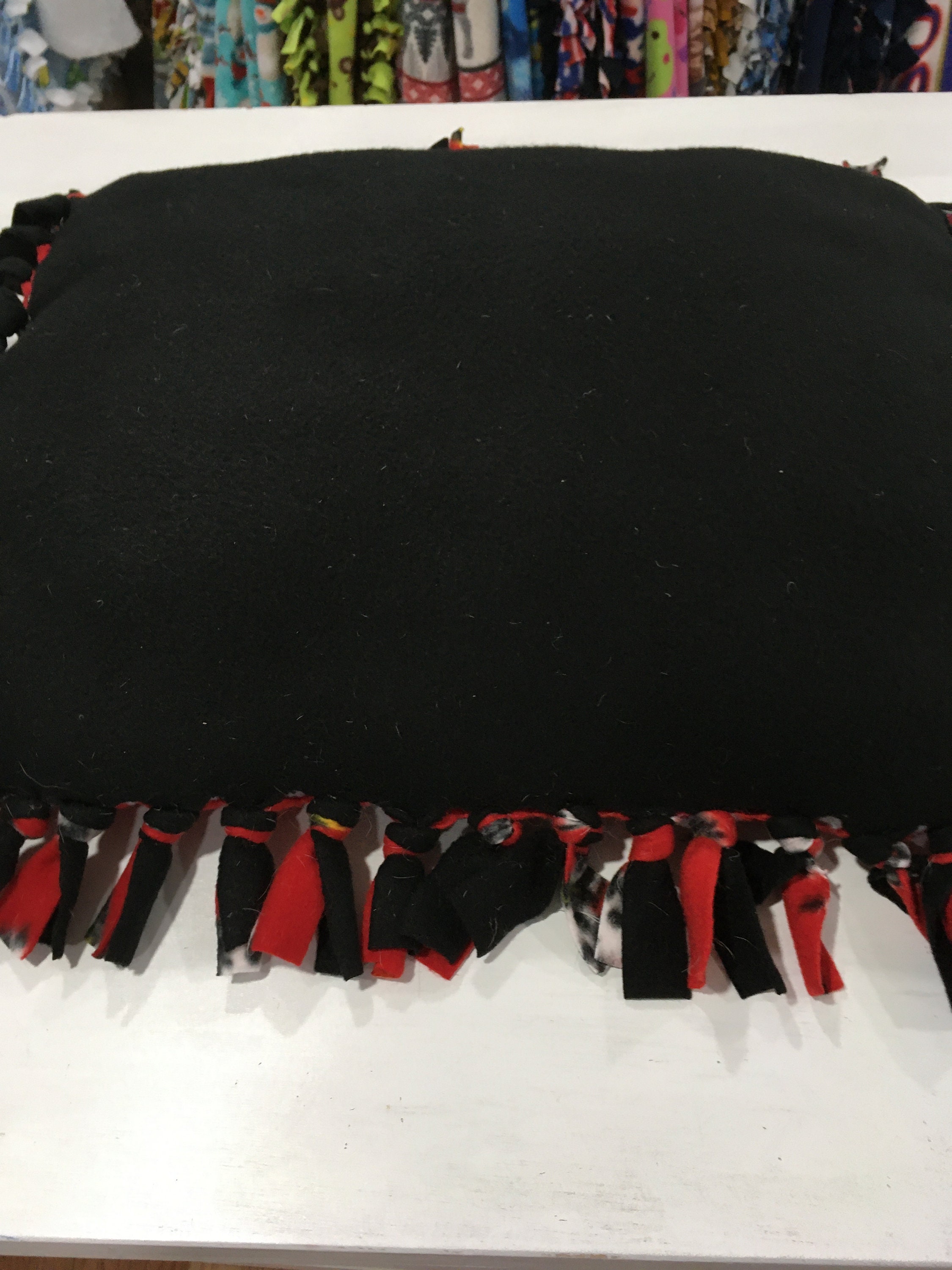 Fleece Tied Dog Bed Etsy