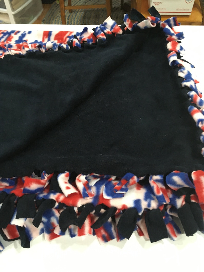 Hand Tied Blanket Etsy