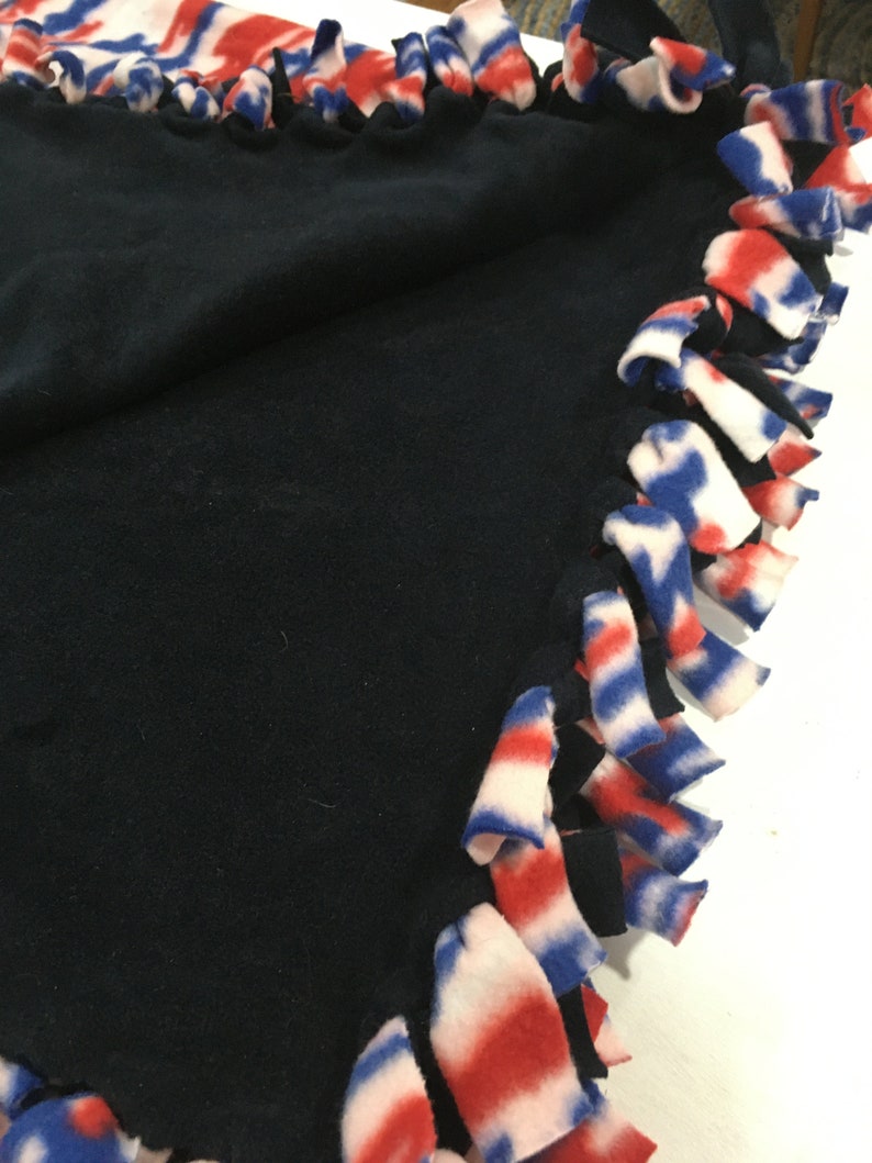 Hand Tied Blanket Etsy