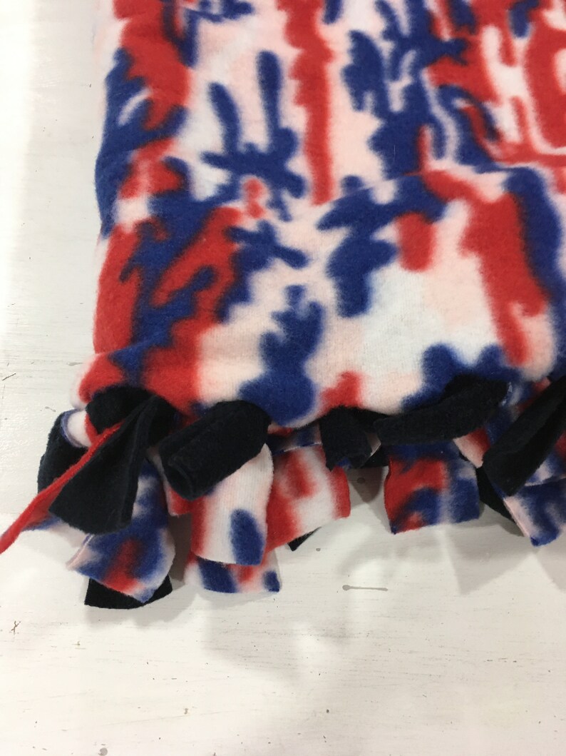 Hand Tied Blanket Etsy