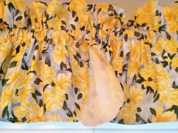 Valances Window Treatments Cotton Muslin Lining 3 Inch Top Etsy