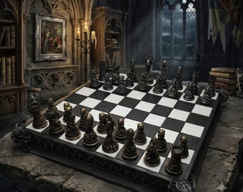Juego de ajedrez gótico definitivo