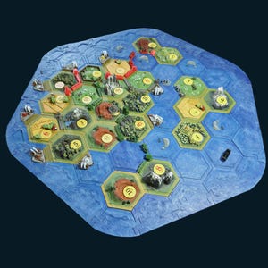 Seafarers Expansion STL Files for 3D Catan | Ships, Pirate, Gold Hex & Ocean Frames | Digital Download