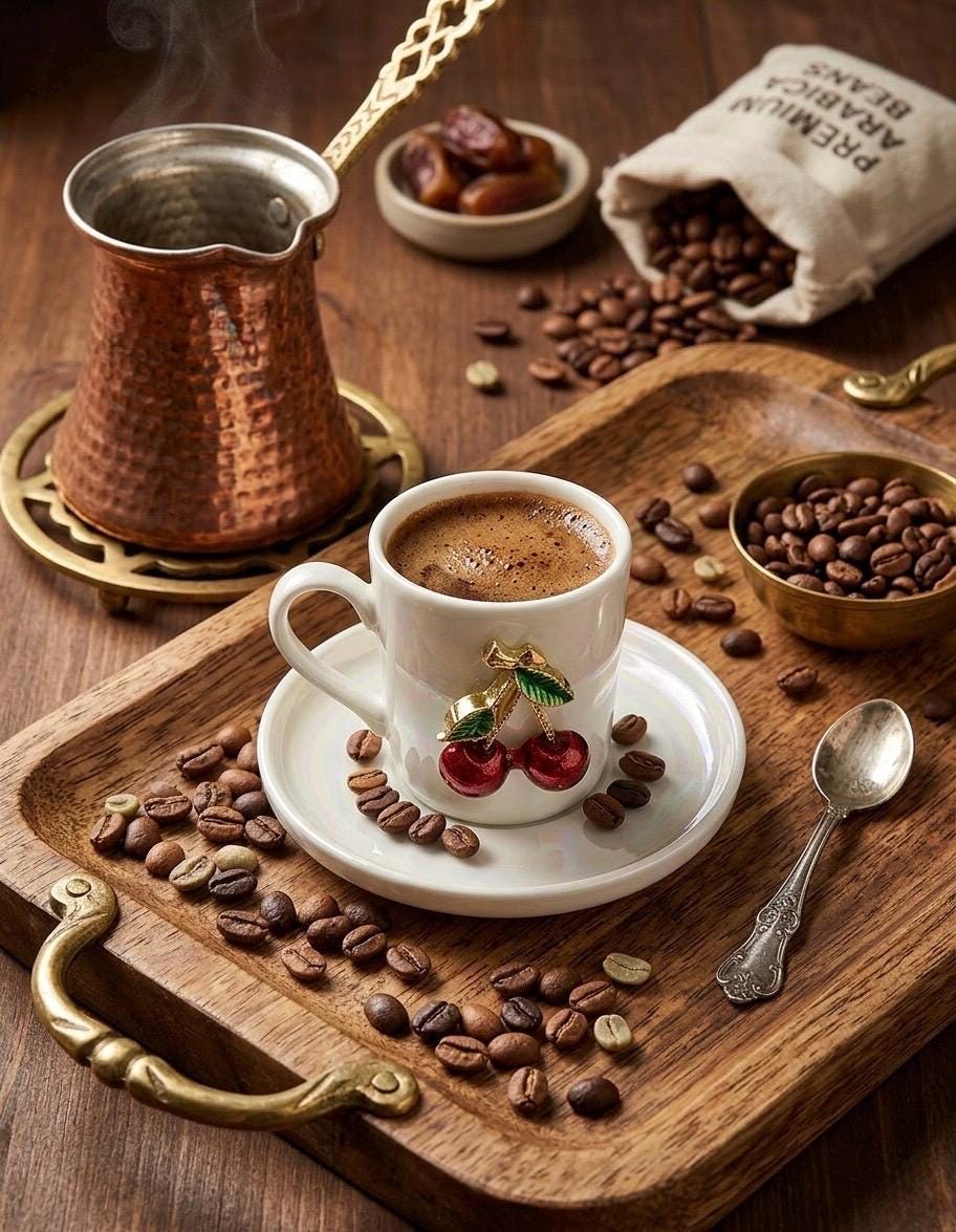 Türkische mokka tasse