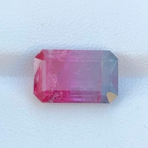 8.35 crt Bicolour  tourmaline  from Afghanistan