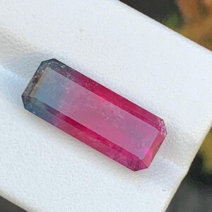 10.23 crt Bicolour  tourmaline  from Afghanistan