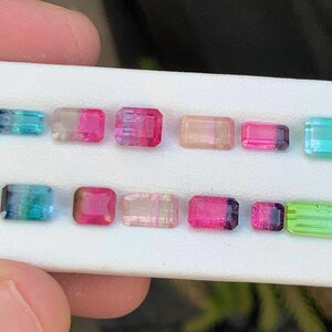 26.61 crt Bicolour  tourmaline  Lot from Afghanistan