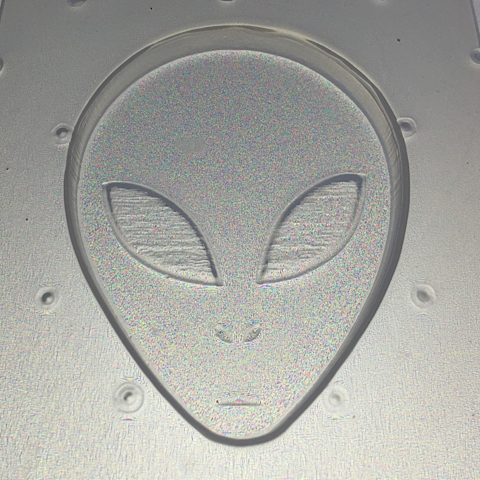 Flexible Resin Mold Alien E.T. Face - Etsy