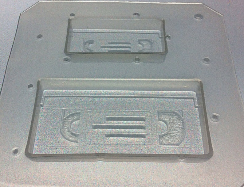 Flexible Resin Mold VHS Video Cassette Tape Mould Set of 2 Etsy