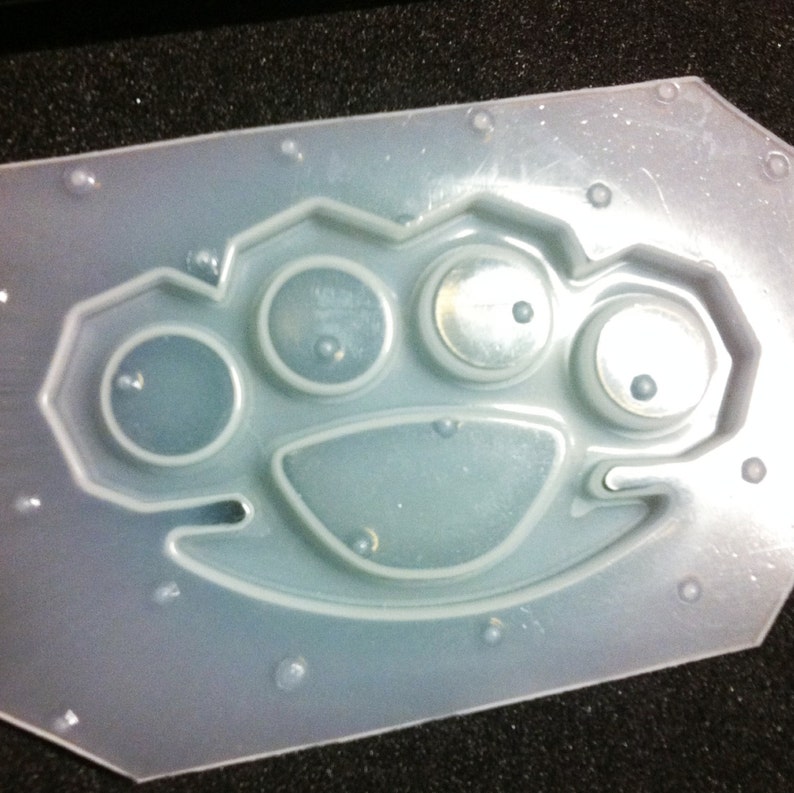 Flexible Resin Mold Large Brass Knuckles Knuckle Duster Mould Etsy