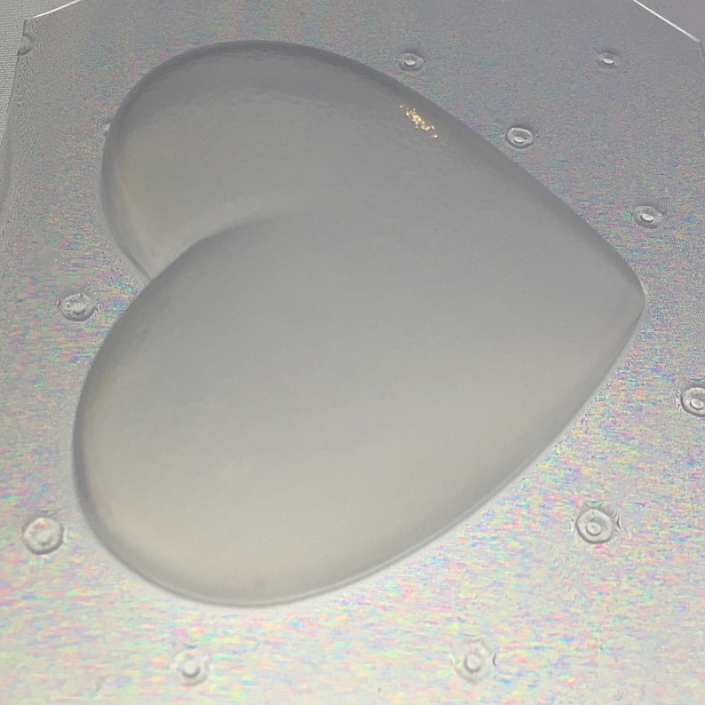 Flexible Resin Mold Large Bubble Heart 2.5 Wide X - Etsy