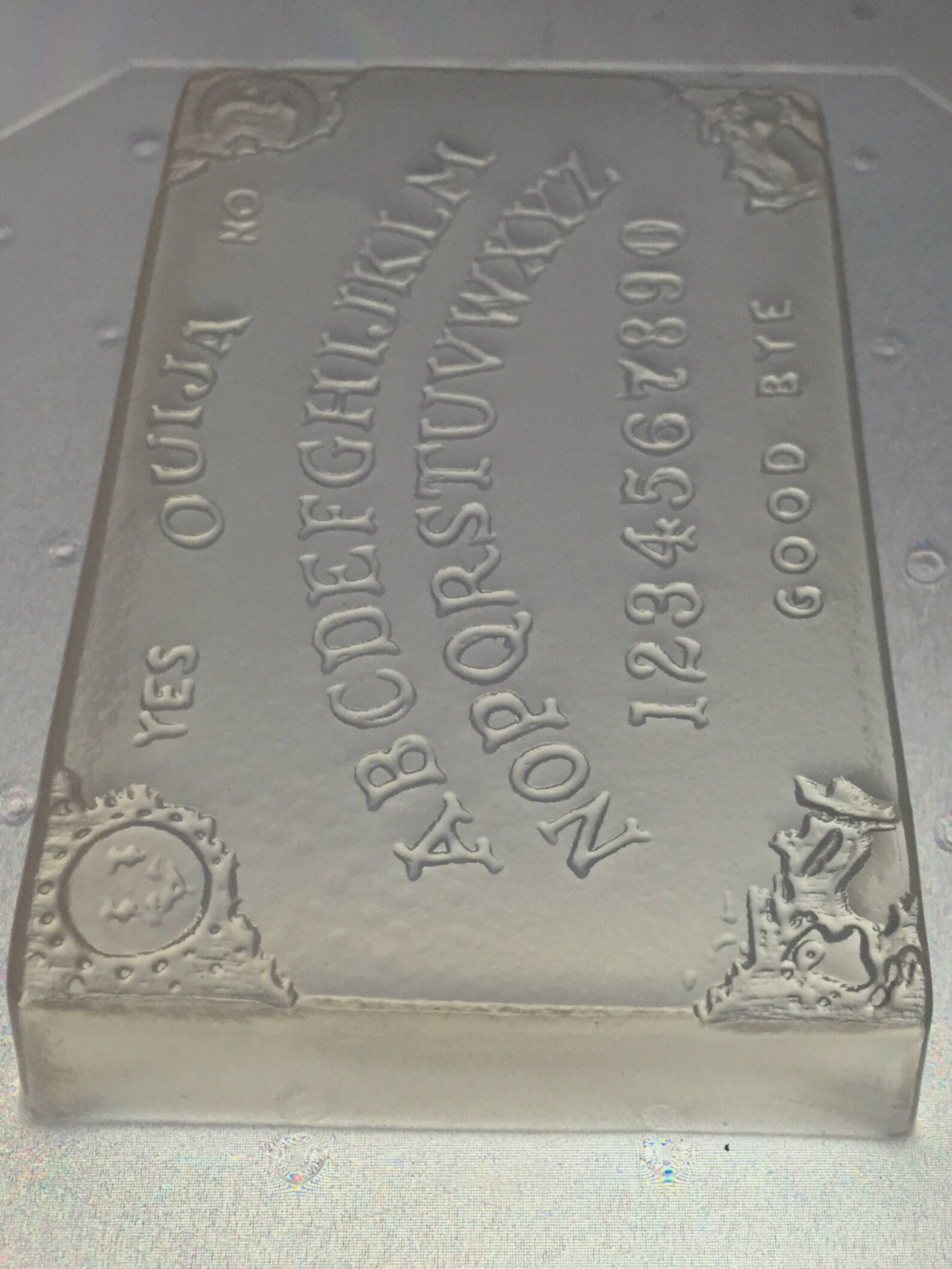 Flexible Plastic Ouija Board Soap or Chocolate Mold Etsy
