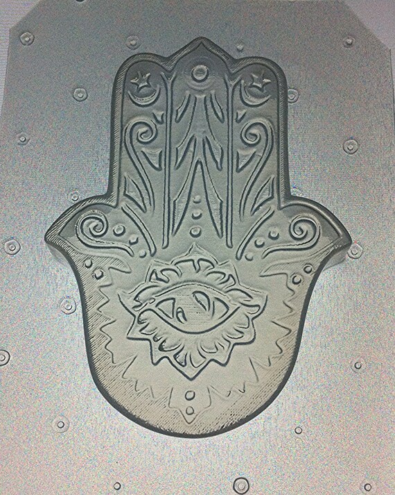 4 Cavities Hand of Fatima Silicone Mold Nonstick /& BPA Free Hamsa Silicone Soap Molds