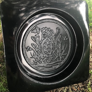 Seahorse & Fish Stepping Stone Mold, Plastic Mold For Concrete and Cement