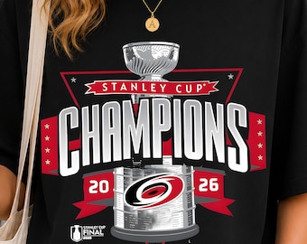 Hockey Championship T-Shirt, Trophy Winner Graphic Tee, Ice Hockey Fan Shirt, Sports Victory Gift, Playoff Celebration Top