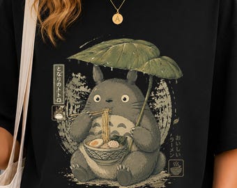 My Neighbor Totoro Ramen Shirt,Studio Ghibli Shirt, My Neighbor Totoro Shirt, Ghibli Gift Shirt, Movie Shirt