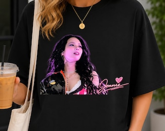 Kpop Jennie Vintage Rap Tee, Kpop Fan Graphic Shirt, Retro Concert Style T-Shirt, Music Lover Gift
