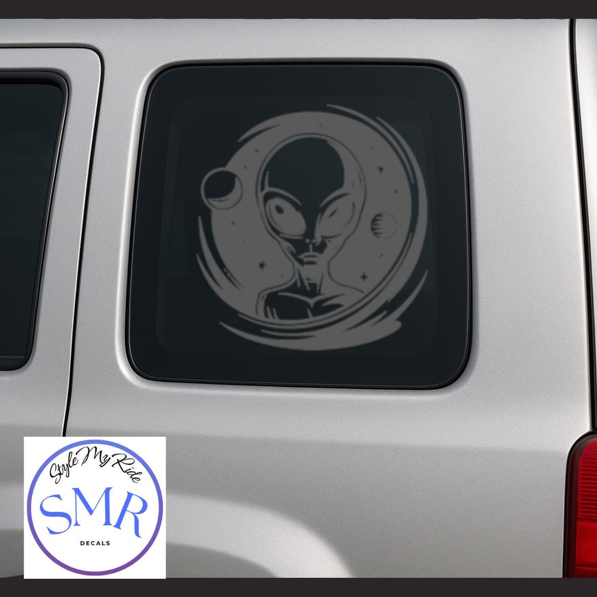 Alien Car Decal - Etsy