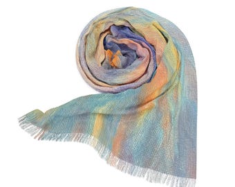 Lake Q Sunset l  Light Scarf