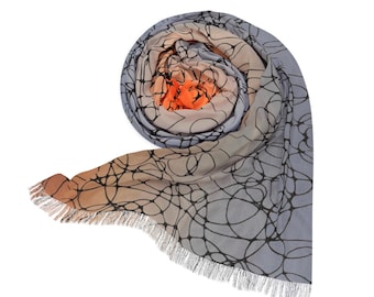 Hope | Sunset Gradient Pattern Scarf