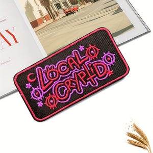 Local Crypto Patch, Cryptocurrency Iron On Applique, Blockchain Tech Sew On Badge for Jackets Backpacks, Bitcoin Trader Gift