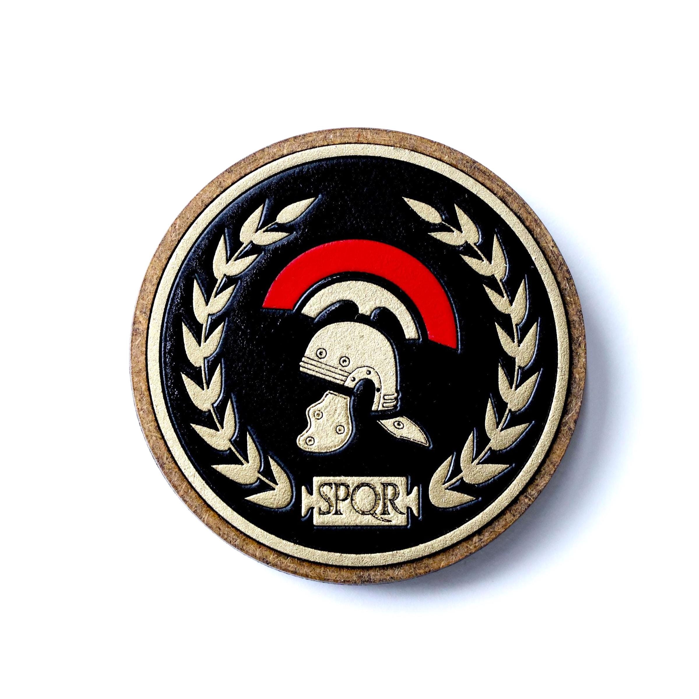 SPQR Roman Helmet Laurel Wreath Magnet | Ancient Empire History