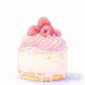 Realistic Desserts Coloring Book | 30 Food Coloring Pages | Photorealistic Sweets | Adult Coloring Pages | Printable A4 image 9