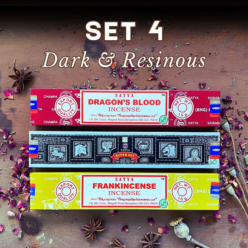 Satya Incense Stick Bundle – 3 X Boxes Ritual Meditation Fragrance ...