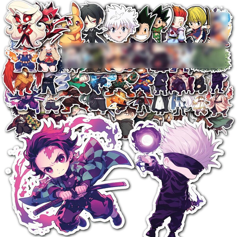 Drop Sticker Manga Manga Sticker Pack - Etsy