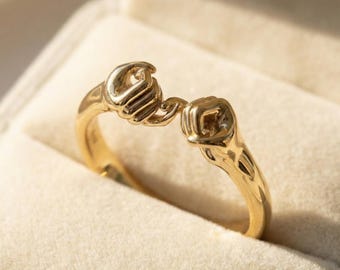 Lilla löftesring i sterlingsilver, vänskapssmycken