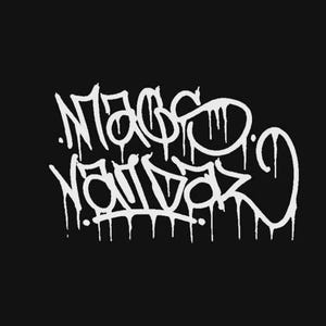 May include: White graffiti-style text on a black background. The text reads "MACS NAVAJO" in a dripping, stylized font. The design has a street art aesthetic.