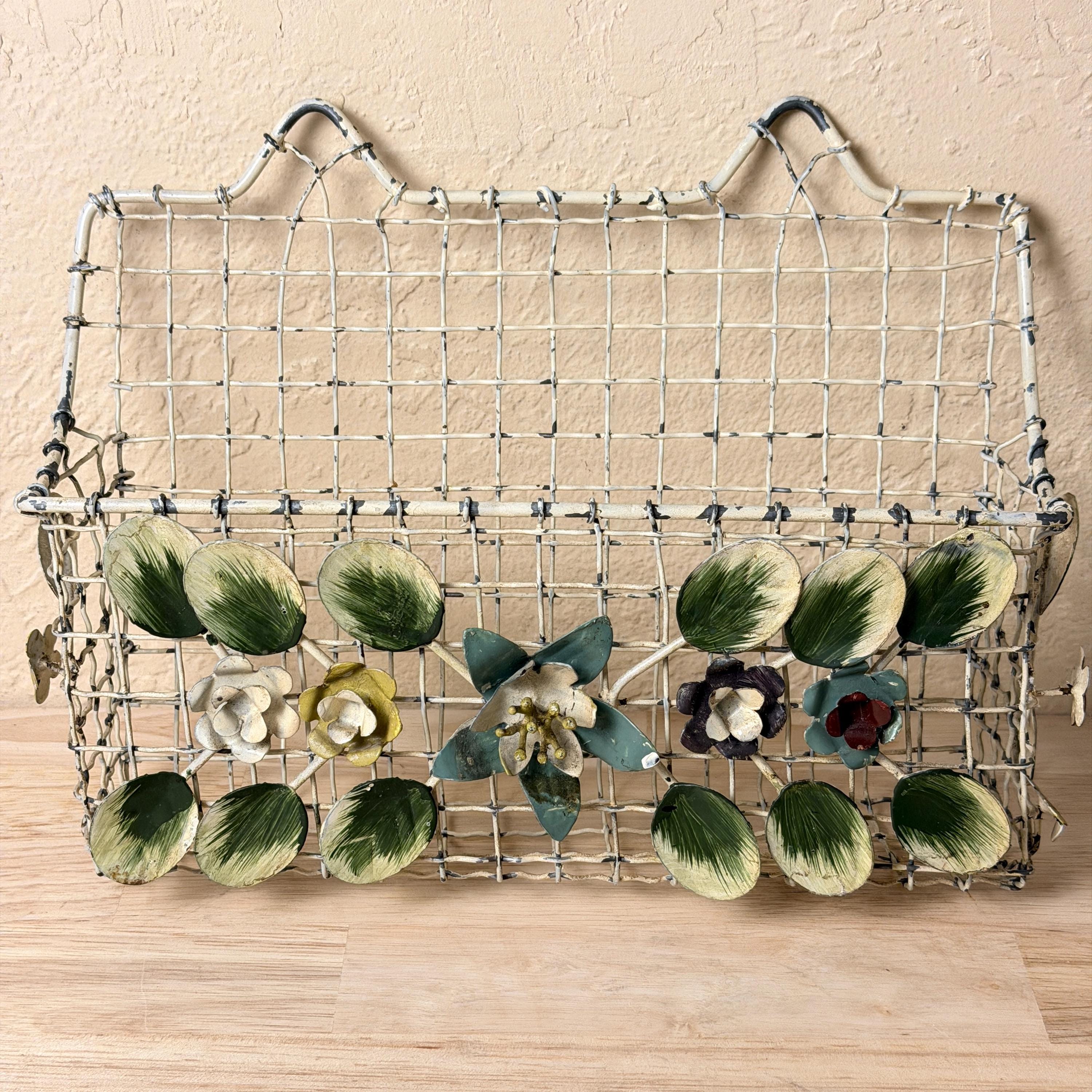 Vintage Wire Mail Organizer - Etsy