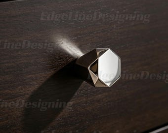 Tirador de latón moderno para cajones: Tirador para armarios y cómodas