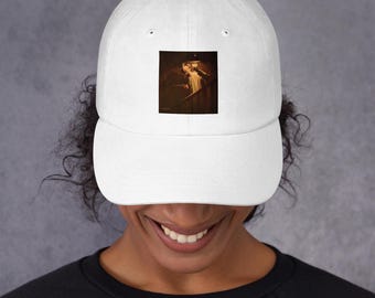 old man with lantern hat