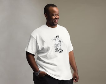 Chubby Santa skateboarder