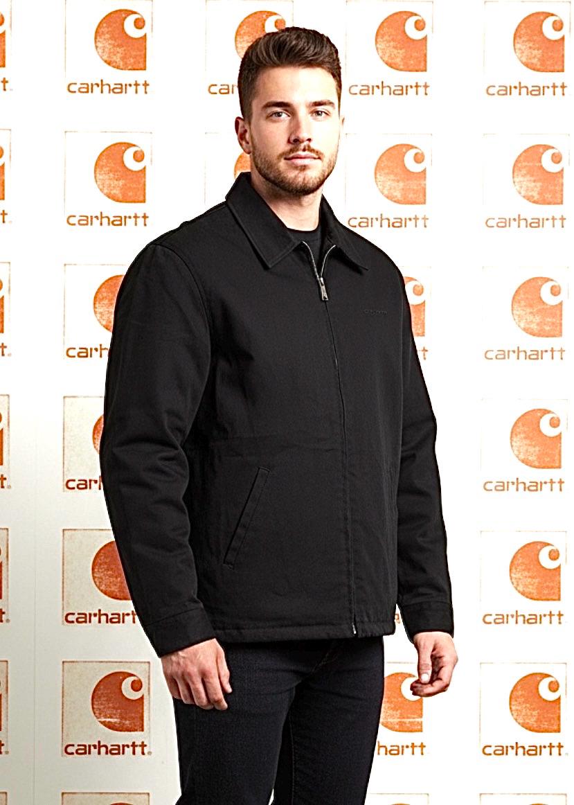Gilet De Travail Carhartt Vintage – Homme XL, Doublure Sherpa, Fabriqué Aux USA