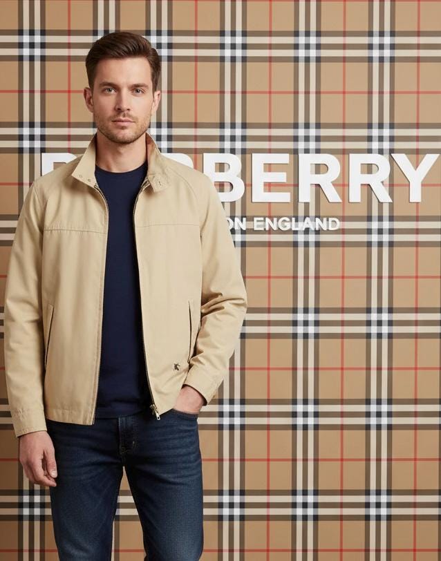 【ヴィンテージ】バーバリーズ　プローサム　毛100% ロゴボタン　秋冬　レトロ ヴィンテージ】バーバリーズ プローサム 毛100% ロゴボタン 秋冬