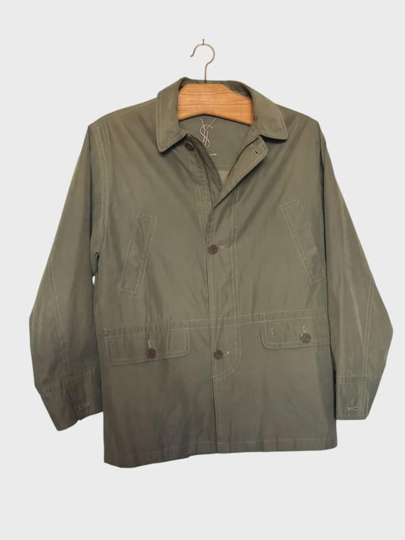 Ysl Vintage Yves Saint Laurent Down Jacket Jacket Size L 52it