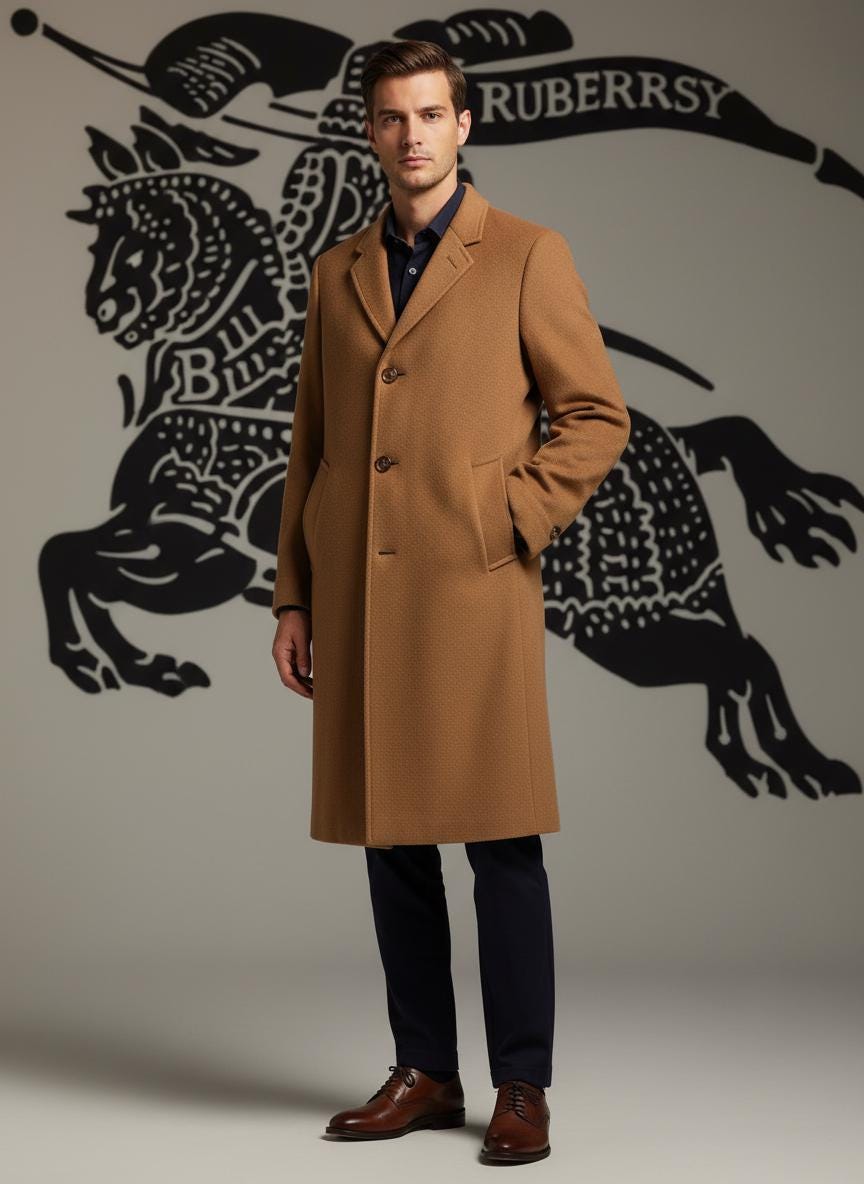 Burberrys Camel Hair Coat - Etsy
