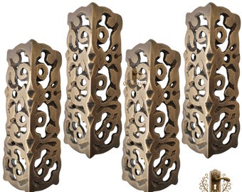 3,9-Zoll-Massivholz Skiffers Verzierte Vintage Fußleiste Baseboard Eckenschutz für Schränke, Sockel Möbel