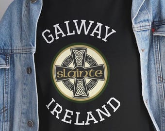 Galway Ireland Slainte T-shirt, St. Patrick's Day uniseks T-shirt