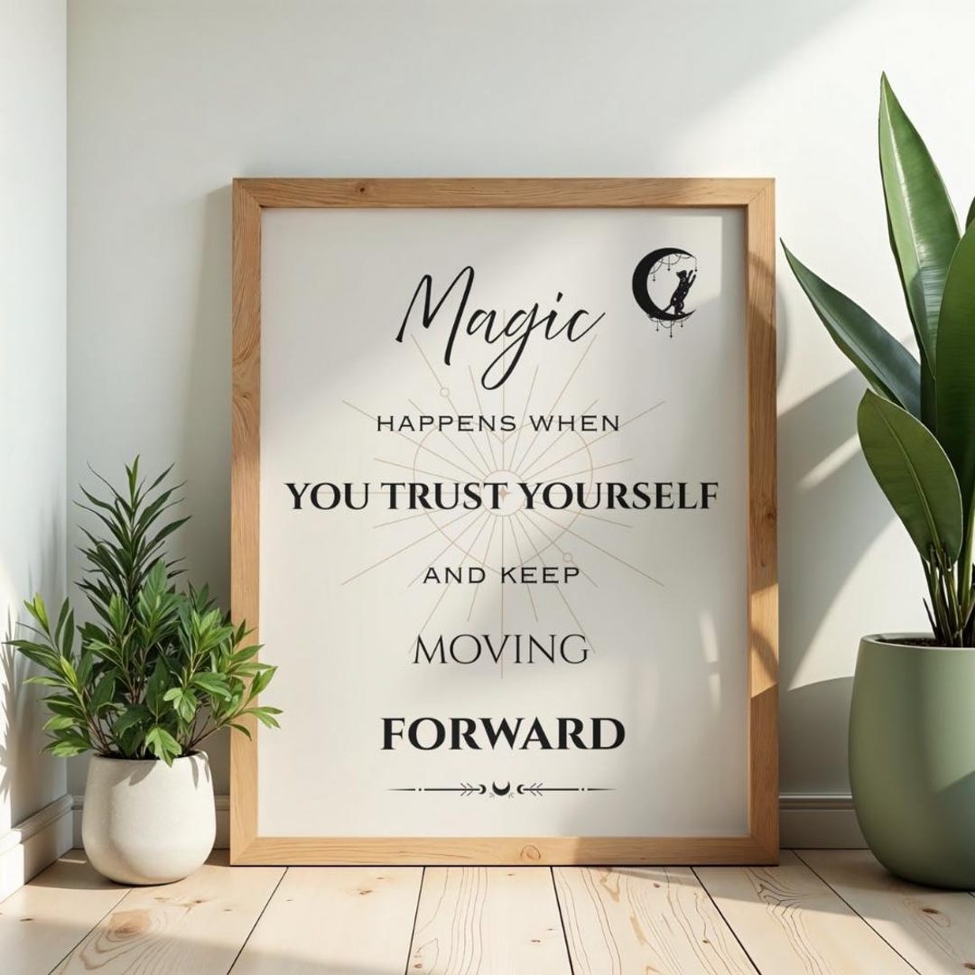 Inspirational Quote Wall Art Printable – Gentle Reminder of Inner ...