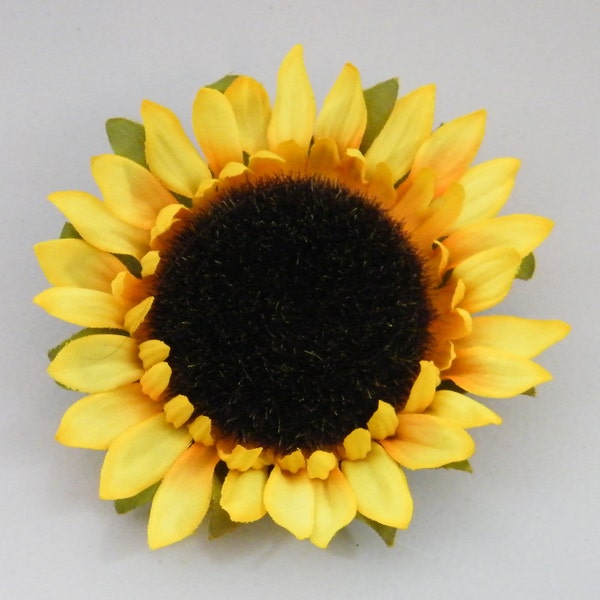Sunflower Hair Clip and Pin
