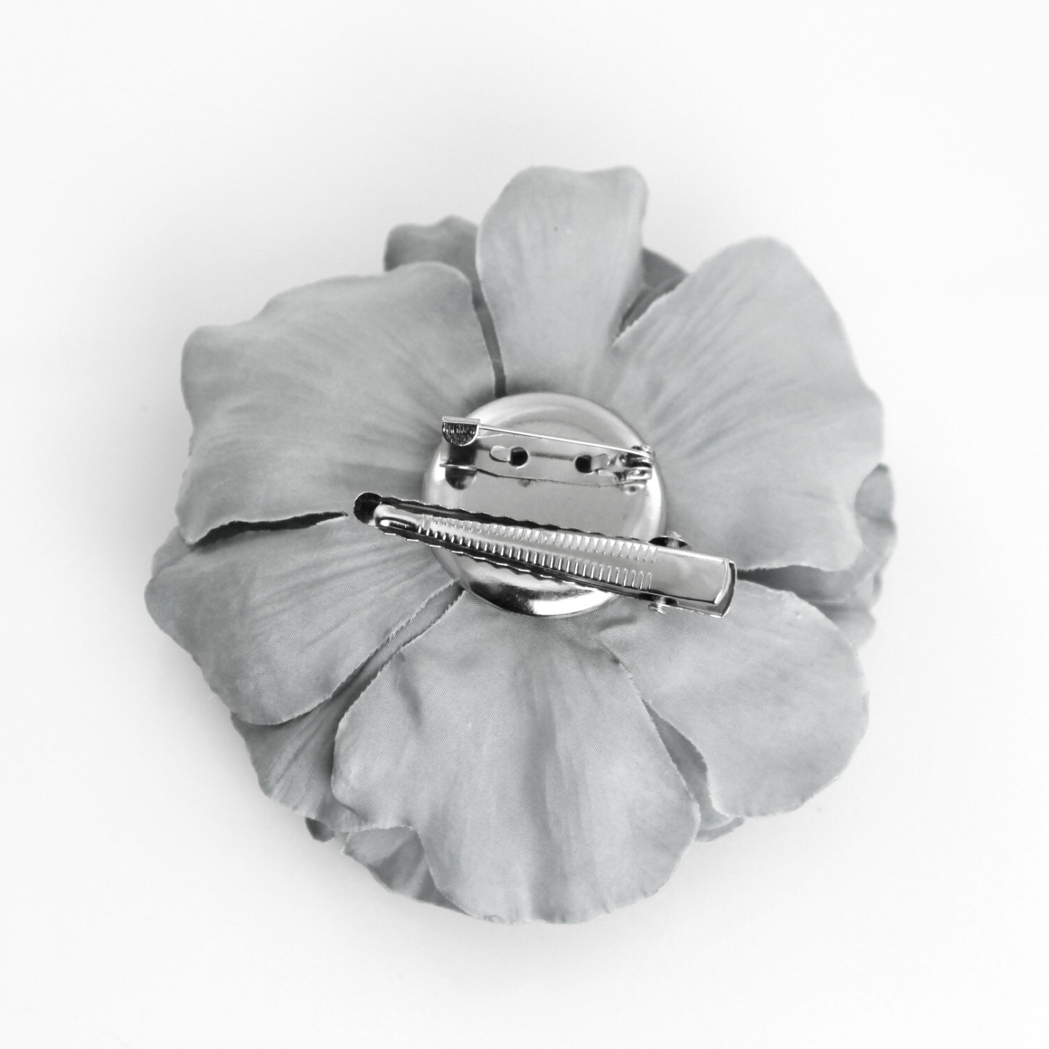 Dark Coral Pink Ranunculus Flower Hair Clip and Pin Salmon Etsy