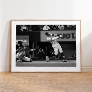 Aaron Judge Poster, New York Yankees , MLB Poster, MVP, Fan Print, Black and White Wall Art, Sport Poster, Photograph Prints, Baseball Gift image 1