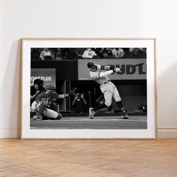 Aaron Judge Poster, New York Yankees , MLB Poster, MVP, Fan Print, Black and White Wall Art, Sport Poster, Photograph Prints, Baseball Gift